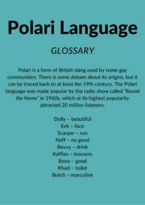 Le polari ou un avatar de la lingua franca